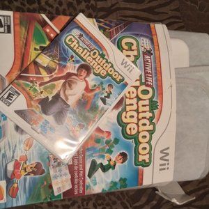 Wii game Active Life Outdoor Challenge game and mat